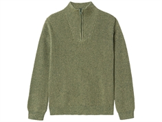 Name It dark forest half zip knit sweater
